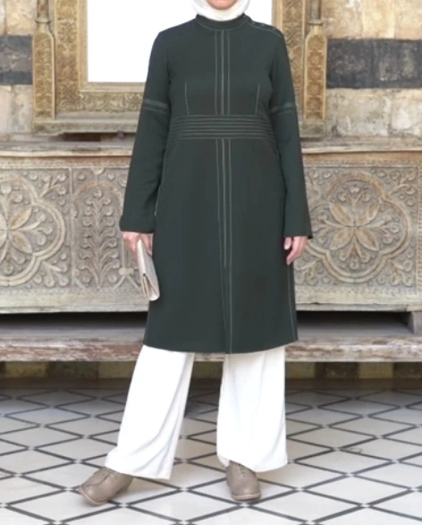 Women's Topstitched Tunic £59.95 was £69.95 (code for 20% discount)