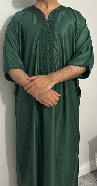 Classic Green Moroccan Thobe (5% code)