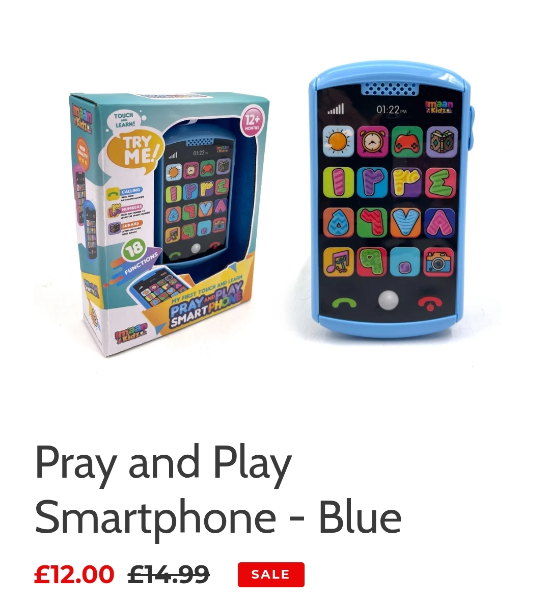 Pray and Play Smartphone